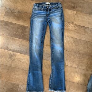 BKE Women's Boot Cut Jeans in Blue